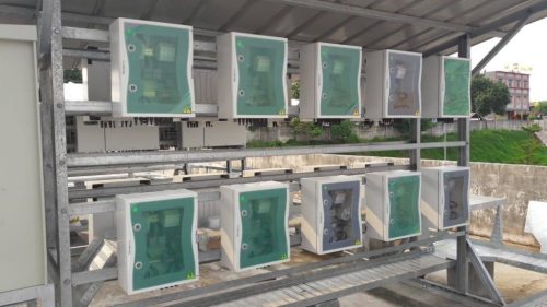 Palazzoli 550032 TAIS CUBE átlátszó ajtós üres műanyag szekrény 340x430x180 mm IP66 - SIZE 2 