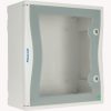 Palazzoli 550033 TAIS CUBE átlátszó ajtós üres műanyag szekrény 450x505x220 mm IP66 - SIZE 3 