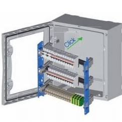 Palazzoli 550036 TAIS CUBE átlátszó ajtós üres műanyag szekrény 630x810x300 mm IP66 - SIZE 6 