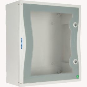   Palazzoli 550037 TAIS CUBE átlátszó ajtós üres műanyag szekrény 850x1060x350 mm IP66 - SIZE 7 