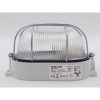 Palazzoli 831072 RINO 60W óvális alumínium hajólámpa E27 porcelán foglalattal és fém védőráccsal IP66