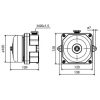Palazzoli 900253 ALARM alu/acél csengő 24V 101dB IP66