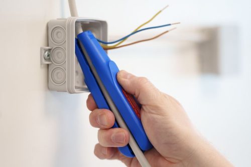 WeiconTOOLS 10001620 No. 400 multifunkcionális kábel csupaszoló és vezeték blankoló szerszám hosszanti hasítópengével, oldalcsípővel