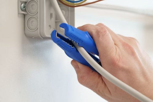 WeiconTOOLS 10001620 No. 400 multifunkcionális kábel csupaszoló és vezeték blankoló szerszám hosszanti hasítópengével, oldalcsípővel