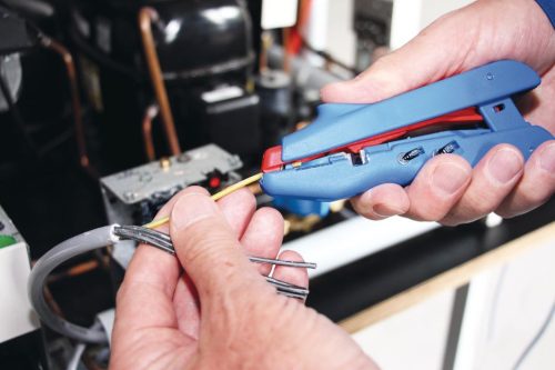 WeiconTOOLS 10007406 Duo-Crimp No. 300 körkábel, vezetékcsupaszoló és krimpelő szerszám