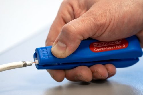 WeiconTOOLS  10013082 No. 3 koax kábel csupaszoló és oldalcsípő szerszám