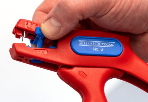 WeiconTOOLS 10014847 No. 6 szigetelt 1000V automata vezetékcsupaszoló szerszám 0,2–10 mm² között