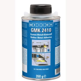   Weicon GMK 2410 nagy szilárdságú, rugalmas és gyorsan kötődő 1-komponensű gumi-fém ragasztó 350g - ecsetes kupakkal