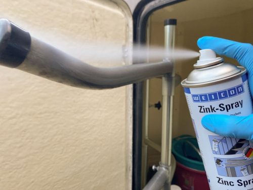 Weicon Cink Spray - kopásálló, tartós katódos korrózióvédelem minden fém felületen - 400 ml - szürke - DIN sós vizes teszt >1050 óra