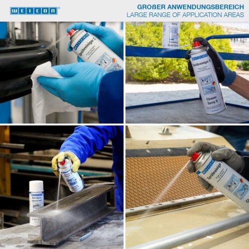 Weicon Tisztító Spray S - ragasztás vagy festés előtt felületek tisztításához, maradvány nélkül elpárolog  - 500 ml - színtelen