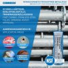 Weicon Repair Stick Stainless Steel - ACÉL töltetű kétkomponensű javítógyurma 57g - saválló acélok javításához