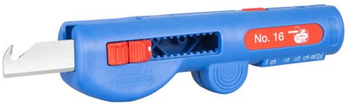 WeiconTOOLS 10038853 No. 16 Quadro-csupaszoló multifunkcionális kábel csupaszoló és vezeték blankoló szerszám hosszanti hasítópengével