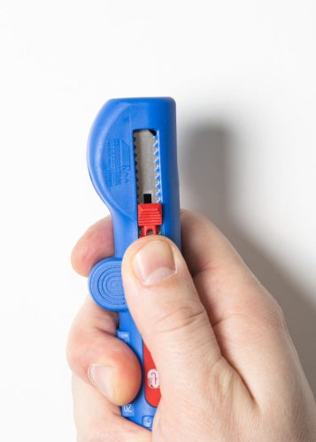 WeiconTOOLS 10038853 No. 16 Quadro-csupaszoló multifunkcionális kábel csupaszoló és vezeték blankoló szerszám hosszanti hasítópengével