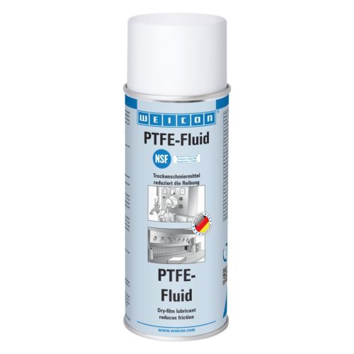 Weicon PTFE-Fluid Spray - Száraz kenőanyag érzékeny területekre NSF H2 - 400 ml - tejfehér