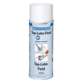   Weicon Top-Lube-Fluid Spray - nyomásálló erős tapadású kenőanyag élelmiszeripar számára - NSF H2 - 400 ml - átlátszó