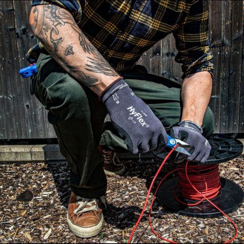 WeiconTOOLS 10100025 No. 35 profi villanyszerelő olló 55 HRC pengékkel és biztonsági övcsipesszel