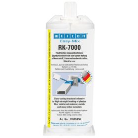   Weicon Easy-Mix RK-7000 - lassan kötő, nagy teherbírású, hézagfeltöltő szerkezeti akril ragasztó - 50 ml - opálos fehér