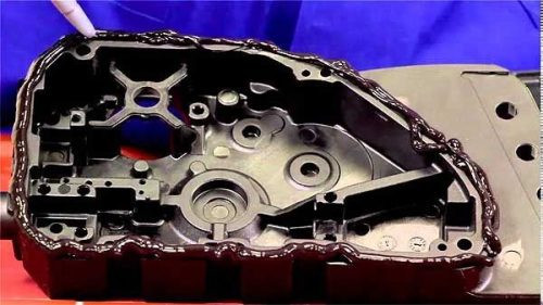 Weicon Black-Seal rugalmas ipari ragasztó- és tömítőanyag olajos és zsíros területekre 310 ml - FEKETE