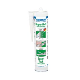   Weicon Flex 310 M® Super-Tack - MS polimer alapú elasztikus ipari ragasztó nagy kezdeti tapadással - FEHÉR
