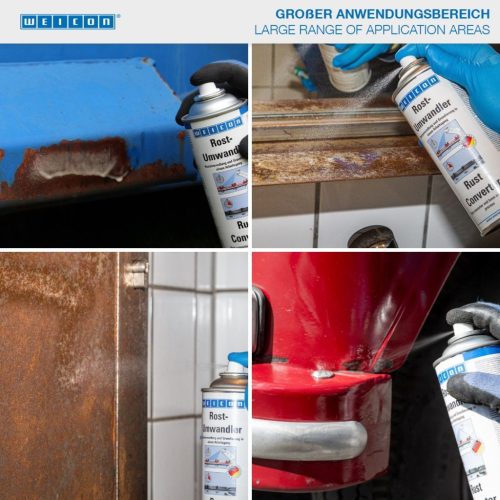 Weicon Rust Converter Spray - rozsdaátalakító és alapozó spray - 400 ml - opálos sötétbarna