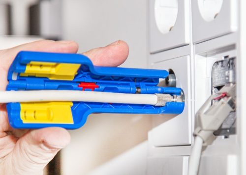 WeiconTOOLS 10052731 No. 1 F Plus - koax kábel csupaszoló és F csatlakozó szerelő szerszám