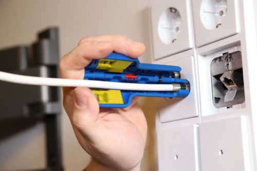 WeiconTOOLS 10052731 No. 1 F Plus - koax kábel csupaszoló és F csatlakozó szerelő szerszám