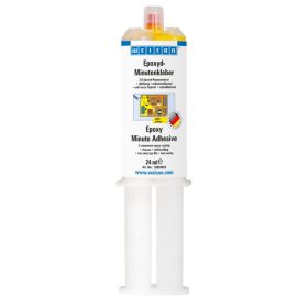   Weicon Epoxy Minute Adhesive yellow - gyorsan kötő, jól tapadó, ütésálló, 2k epoxi pillanatragasztó - 24 ml - sárga