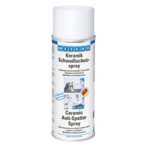 Weicon Ceramic Anti-Spatter Spray- hőálló hegesztésvédő és letapadásgátló spray MIG/MAG rendszerekhez - 400 ml - fehér