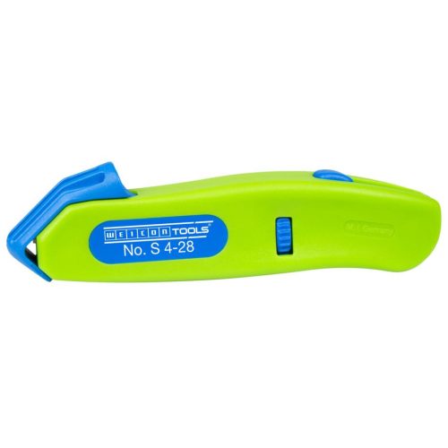 Weicon GREEN LINE S 4 - 28 kábelcsupaszoló szerszám Ø 8-28 mm kábelekhez, horgos késsel és cserélhető pengével