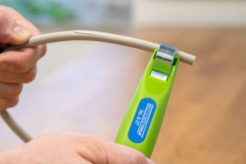 Weicon GREEN LINE No. 8 - 27 kábelcsupaszoló szerszám Ø 8-27 mm kábelekhez, cserélhető pengével