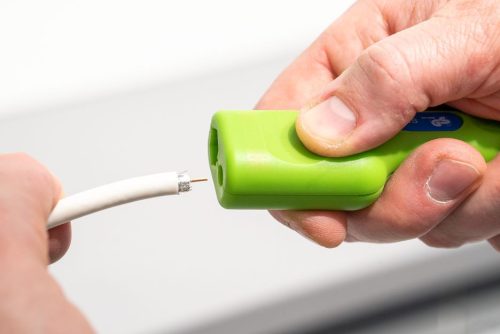 Weicon GREEN LINE No. 1 F Plus - koax kábel csupaszoló és F csatlakozó szerelő szerszám