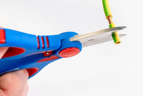 WeiconTOOLS 10100025 Villanyszerelő olló XL biztonsági övcsipesszel