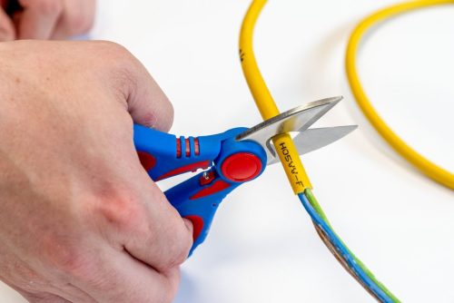 WeiconTOOLS 10100025 Villanyszerelő olló XL biztonsági övcsipesszel