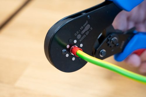 Weicon HEX-CRIMP hatlapú érvéghüvely-prés szerszám 0,5–16 mm²