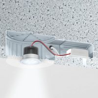 LED lámpa, hangszóró és eszköz beépítő dobozok