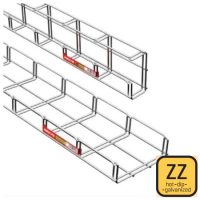 Tűzihorganyzott (kültéri- ZZ) rácsos kábeltálcák