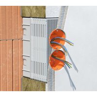 Homlokzati és belső hőszigetelésbe építhető szerelvénydobozok, eszköztartók