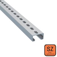 STNM beltéri (SZ) alacsony profilú fali szerelősínek 31 féle hosszúságban