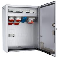 Rozsdamentes acél elosztó tokozatok zárható ajtóval