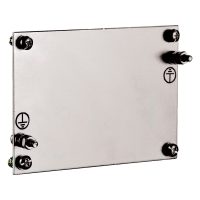 Horganyzott acél szerelőlapok UNIBOX dobozokhoz