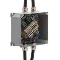 UNIBOX alumínium falra szerelhető tokozatok és tartozékaik