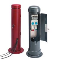 Vandálbiztos kültéri energiaoszlopok