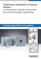 KAISER Teleszkópos készülék és szerelvénydoboz