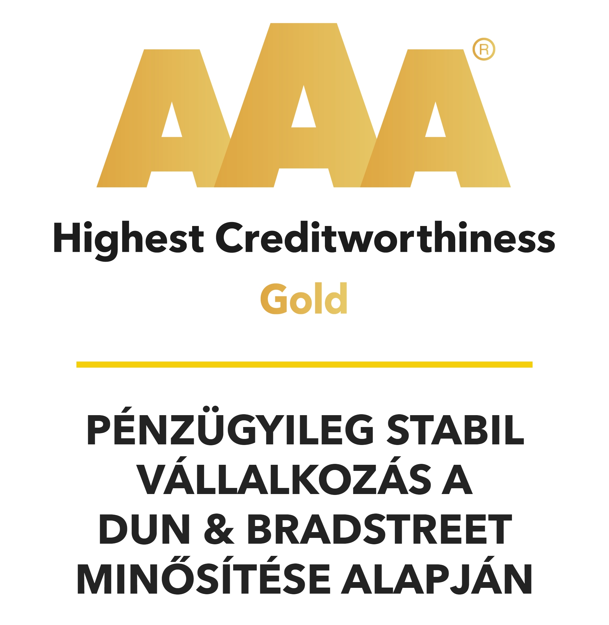Dun & Bradstreet AAA Gold minősítést kapott az Ultima Kft.