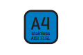 A4 rozsdamentes-acél / Kül- és Beltéri